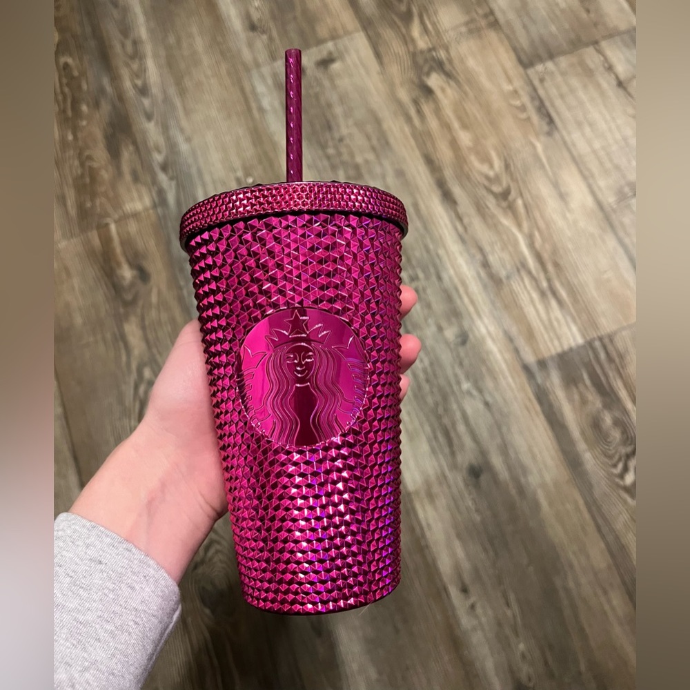 Brand new starbucks studded tumbler 2022 Christmas collection 💕